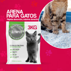 Arena para gatos